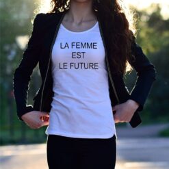 'La Femme Est Le Future' Statement T-Shirt